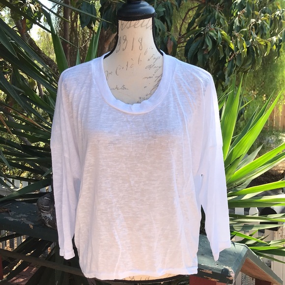 New! White Burnout Tee - Picture 2 of 3